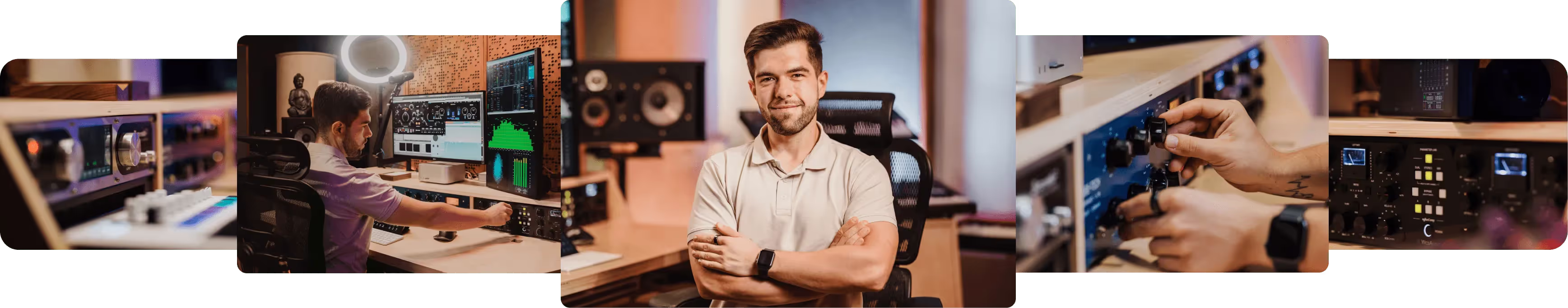 Zdjęcia ze studia Hugiz Records
