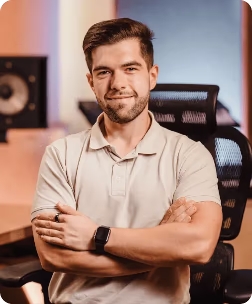 Zdjęcia ze studia Hugiz Records oferującego mix i mastering
